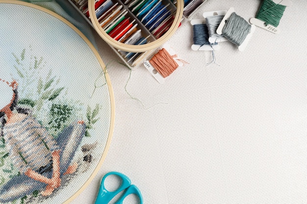 Fotografia učebne výšivky